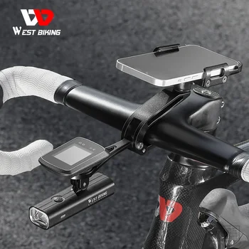 ווסט רכיבה על אופניים 3 ב 1 טלפון נייד בעל רכיבה על אופניים המחשב אורות גזע רכוב סופלה Gopro משולב הכידון Garmin מתאם - התמונה 1  