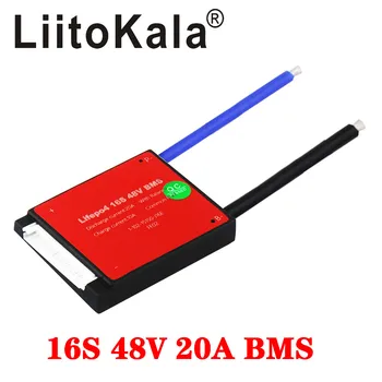 LiitoKala 16 48V 20A עמיד למים BMS סוללת Lifepo4 3.2 V 18650 32700 הסוללה מוגנים ליתיום סוללה - התמונה 1  