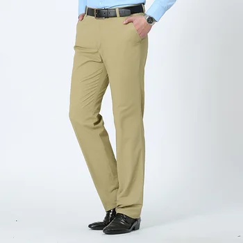 MRMT 2023 מותג גברים של מכנסיים ישר גבוהה המותניים כותנה גברים מכנסיים מכנסיים מכנסיים רפויים על זכר מזדמן מכנסי גבר ע - התמונה 1  
