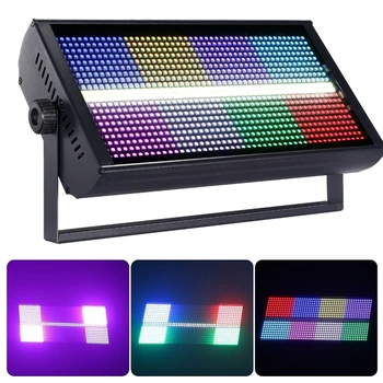 LED הבמה מנורה למסיבות 2in1 W+RGB Strobee DJ, דיסקו, מועדון בר משפחתית גבוהה בוהק המהבהב הבמה אפקט אור - התמונה 1  