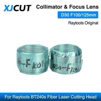 XJCUT Raytools המיקוד המקורי&Collimator עדשה D30 F100/125 120A60025A 120A60022A על Raytools BT240s סיב לייזר חיתוך הראש - התמונה 1  