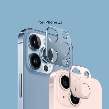 10PCS עבור iPhone 13 12 Pro מקס עדשת המצלמה הגנתית תיק בחזרה מגן על iPhone12 סגסוגת מתכת כיסוי אביזרים לטלפון - התמונה 1  