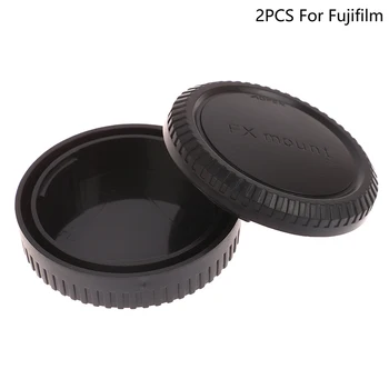 עבור Fujifilm X mount עדשה אחורית כובע / גוף מצלמה כובע פלסטיק שחור מכסה עדשת כיסוי להגדיר עבור XT2 XT3 Xt4 XE3 XE4 XS10 XH1 XH2 Xpro3 - התמונה 1  