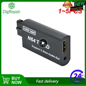 1~5PCS וידאו באיכות גבוהה מתאם עבור Gamecube מסוף N64 HDMI תואם מתאם ממיר כבלים N64/SNES/NGC - התמונה 1  