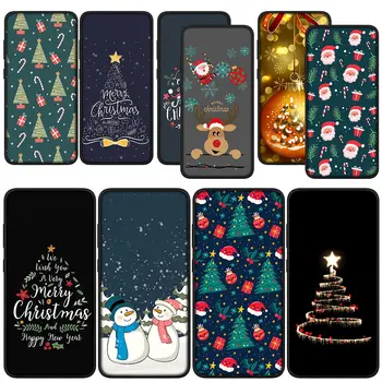 עץ צבי חג המולד שמח סנטה קלאוס כיסוי מקרה טלפון עבור Huawei Y7A Y6P Y5P Y6 Y7 Y9 ראש 2018 2019 Y8P Y9A Y8S P חכם - התמונה 1  