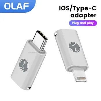 אולף USB סי ברק מתאם עבור iOS זכר סוג C נקבה ממיר Adaptador עבור iPhone 15 14 13 מהיר מחבר טעינה - התמונה 1  