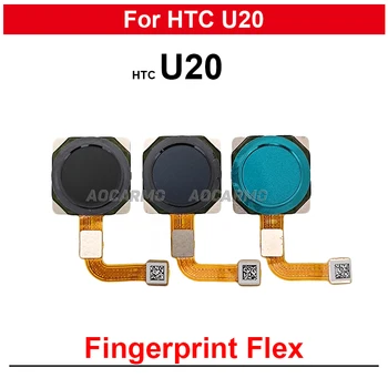 כפתור הבית חיישן טביעות אצבע להגמיש כבלים עבור HTC U20 חלקי חילוף - התמונה 1  