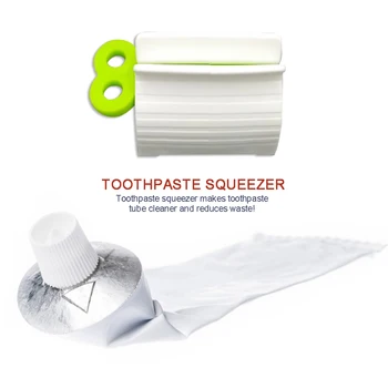 פלסטיק ניקוי פנים קליפים רב תכליתי נייד משחת שיניים בעל ארגונית ידנית לחץ על כלים צבע שיער קוסמטיקה - התמונה 1  