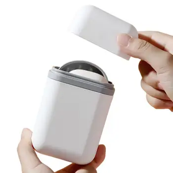 קטנים לסבון נייד נסיעות סבון המקרים סבון כלים עם מכסה פרסום אטום סבון מחזיק סבון רחצה אביזרים - התמונה 1  