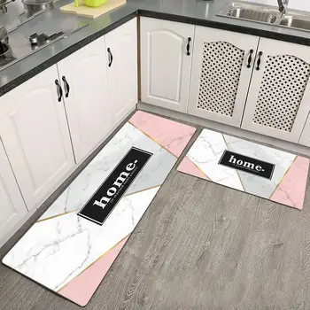 הדפסה דיגיטלית ללא דהייה רצפת המטבח סופג מחצלות החלקה, שטיחים מחצלות - התמונה 1  