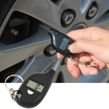 מחזיק מפתחות לחץ צמיגים לספור תצוגה כדי למדוד את המכונית לחץ צמיגים מיני צמיג מד לחץ מד לחץ צמיגים - התמונה 1  