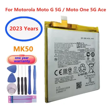 2023 שנים MK50 סוללה עבור Motorola Moto G 5G / מוטו אחד 5G אייס XT2113 5000mAh טלפון נייד סוללות סוללות במלאי - התמונה 1  