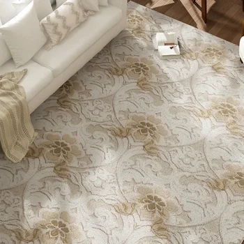 האמריקאי שטח גדול סלון, שטיחים פרחוניים דפוס קישוט חדר השינה ליד המיטה שטיח קטיפה רך קפה שולחן במלתחה שטיחים - התמונה 1  
