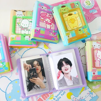 קוריאני ההגירה חמוד קריקטורה אופי אחסון אלבום תמונות Kpop האליל בעל כרטיס Mini לאסוף הספר מכשירי כתיבה לילדים מתנה - התמונה 1  