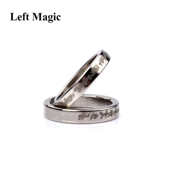 1 יח ' 2018 מיני כסף מגנטי חזק טבעת הקסם מגנט מטבעות קוסמות האצבע קישוט קוסם הטבעת 18/19/20/21MM גודל - התמונה 1  