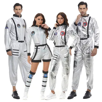 בגדים למבוגרים זוגות משוטט הארץ חליפות החלל קולקטיבית מסיבות Cosplay אסטרונאוט גברים ובגדי נשים - התמונה 1  