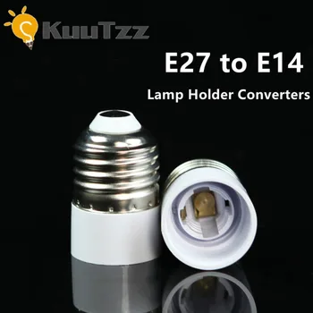 E27 כדי E14 מנורה מחזיק ממיר AC 85V-265V E14 נורות Lampholder נורת LED מתאם אור בעל פיבולאר המנורה ממיר בעל - התמונה 1  