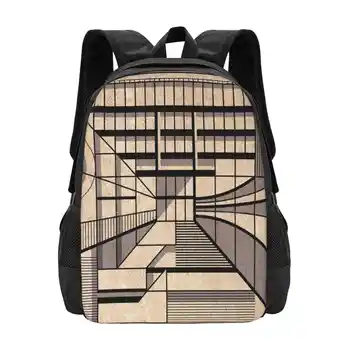 ברמינגהאם הספרייה המרכזית אופנה תבנית עיצוב נסיעות נייד הספר תרמיל שק בטון אדריכלות Brutalism מדין - התמונה 1  