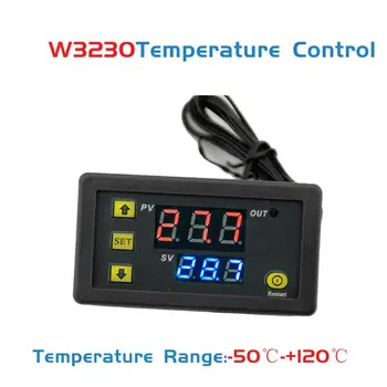 W3230 110V 220V בקר טמפרטורה LED תרמוסטט בקרה עבור הרגולטור המקומי המקפיא מיכלי מים מקרר - התמונה 1  