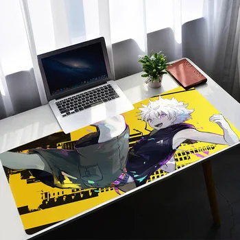 אנימה יפנית גדול משטח עכבר האנטר x האנטר Killua גדול מקלדת המשרד שולחן שטיח מצויר שטיח Kawaii המחשב הנייד המשחק Mousepad - התמונה 1  