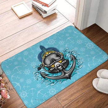 צוללן שירותים החלקה לשטיח צלילה מסיכת השינה, שטיח ברוכים הבאים שטיחון רצפה קישוט השטיח - התמונה 1  