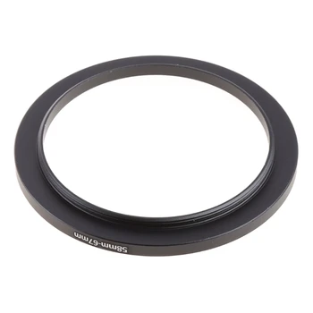 מתכת 58mm-67mm שלב מסנן עדשה טבעת מתאם 58-67 מ 