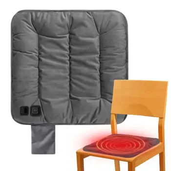 מחממים כיסא משטח טמפרטורת חימום חשמלי כרית מושב מתכוונן חם מחצלת רכב חיות מחמד גוף חימום שמיכה על עצם הזנב - התמונה 1  