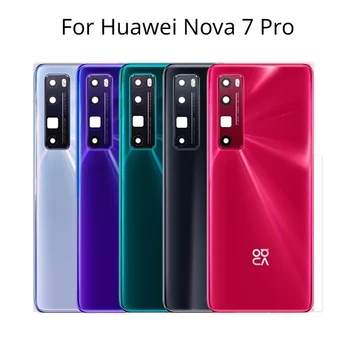 6.57 נובה 7 Pro זכוכית סוללה דיור הכיסוי אחורי הדלת האחורית מקרה תחליף Huawei נובה 7 Pro 6.57