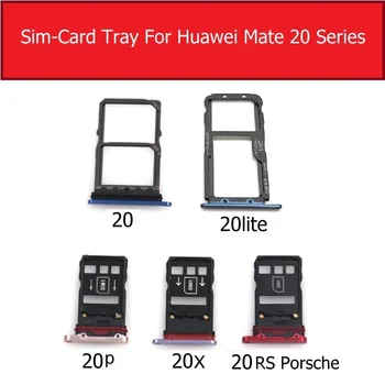 כרטיס ה Sim-מגש בעל MATE Huawei 20 MATE20 PRO RS פורשה 20X לייט Maimang 7 סה כבוד 7x-Sim כרטיס SD מתאם חלקי תיקון - התמונה 1  