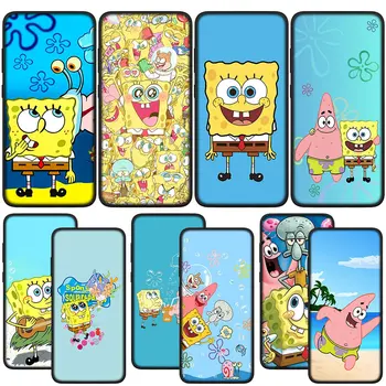 SpongeBobs S-מכנסמרובע רך כיסוי מעטפת טלפון עבור Samsung Galaxy S21 S20-פה. S23 S22 אולטרה S8 בנוסף A12 A13 A21S A71 M21 מקרה - התמונה 1  