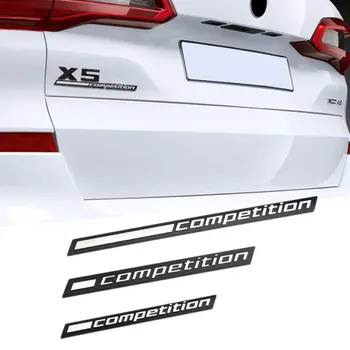 עבור ב. מ. וו M5 רעם גרסה לוגו X3M X4M M6M3c סמל שונה תחרות מכתב תג המכונית מדבקות האחוריים תא המטען קישוט תווית - התמונה 1  