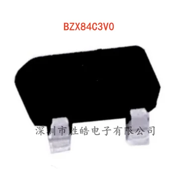 (100PCS) חדש BZX84C3V0 3V הדפסת מסך 13 וסת מתח דיודה SOT-23 BZX84C3V0 מעגל משולב - התמונה 1  