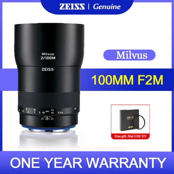 ZEISS Milvus 100mm f2M זי מסגרת מלאה עדשה Canon EF ניקון F מצלמה SLR כמו 5D SL3 T7 D750 D810 D610 Df - התמונה 1  
