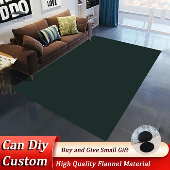 מוצק צבע השטיח פלנל שטיחים גדולים שולחן מטבח ספה שטיח חדר השינה קלאסי אסתטי שטיח הרצפה הרצפה עיצוב קל לניקוי - התמונה 1  