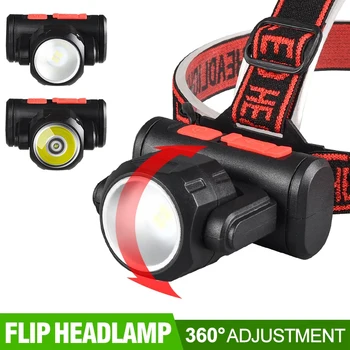 LED אור הראש מנורה, פנס ראש מתכוונן, עמיד למים פנס סופר מבריק עבור קמפינג ריצה טיול דיג - התמונה 2  