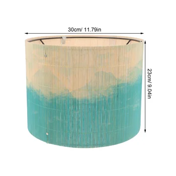 אירופאי בצבעי מים שיפוע הדפסה מופשטת במבוק אהיל קישוט הבית נברשת E27 בורג שולחן הדפסה חלופי - התמונה 2  