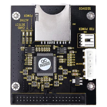 5V מודול IDE3.5-Pin 40 כונן דיסק מתאם לוח קמה כרטיס קיבולת תומך עד 128GB SDXD כרטיס 1309 שבב ATA IDE - התמונה 2  