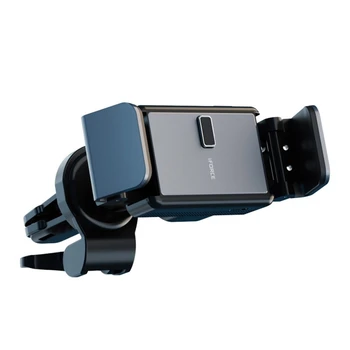 אוניברסלי 360 ° Rotatable מתקפל חשמלית כונן נייד תושבת מתכת אופקי אנכי הרכב מחזיק טלפון נייד - התמונה 2  