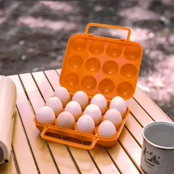 1~8PCS רשת ביצה תיבת אחסון חיצוני נסיעה קמפינג פיקניק ביצים מקרה נייד ביצה מחזיק מיכל ארגונית קופסא - התמונה 2  