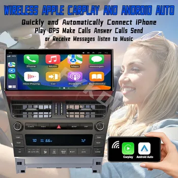 FYKOI רדיו במכונית עבור לקסוס LS460 LS600 2006-2012 רכב מולטימדיה Carplay אנדרואיד אוטומטי טסלה מסך Bluetooth ניווט GPS - התמונה 2  