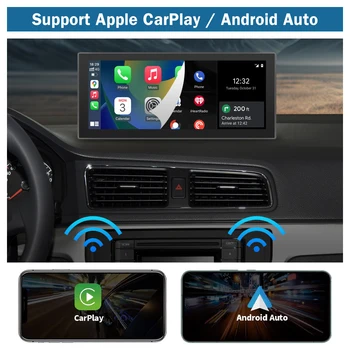 אלחוטית Carplay מסך מגע עבור דודג ' יפ מושב סקודה רנגלר עם אנדרואיד אוטומטי ראי קישור Bluetooth USB הפעל מצלמה אחורית - התמונה 2  
