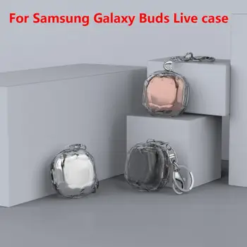 אוזניות Case for Samsung Galaxy ניצנים חי/Pro יהלום אוזניות מגן שרוול כריכה קשה עם מחזיק מפתחות אוזניות אביזרים - התמונה 2  