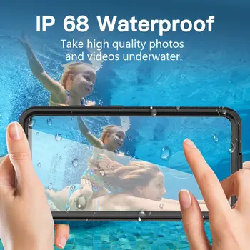 מקצועי IP68 מקרה עמיד למים עבור Samsung Galaxy S21 S22 בתוספת הערה 20 אולטרה 5G Dustproof Shockproof מתחת למים מקרה - התמונה 2  