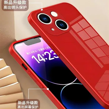 מילים בסינית אלוהים של עושר מקרה טלפון עבור IPhone 15 14 13 פרו 11 12 XR XS מקס 7 8 X פלוס סין זכוכית אדומה 2024 החדש מכסה - התמונה 2  