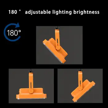 15w חיצוני Led אור שמש נייד 3-רמה עמעום 9600mah סוללת ליתיום נטענת LED אורות מבול תאורת קמפינג - התמונה 2  