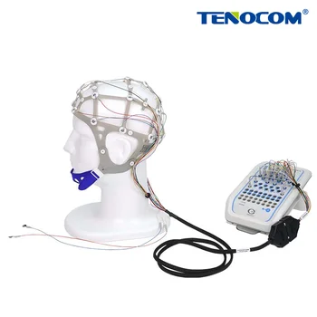 10 ערוצי תמיסת מלח כובע EEG-על כוס אלקטרודה(תמיסת מלח גרסה) - התמונה 2  