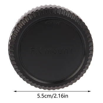 עבור Fujifilm X mount עדשה אחורית כובע / גוף מצלמה כובע פלסטיק שחור מכסה עדשת כיסוי להגדיר עבור XT2 XT3 Xt4 XE3 XE4 XS10 XH1 XH2 Xpro3 - התמונה 2  