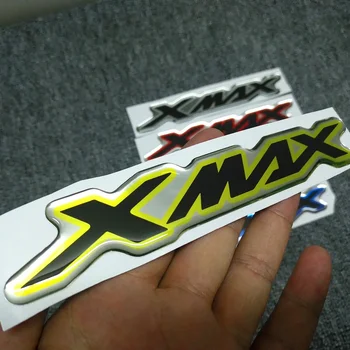 3D מדבקות מיכל משטח מגן מדבקה על ימאהה X-MAX X XMAX מקס 125 250 300 400 אופנוע מארק טנק מדבקות סמל התג - התמונה 2  
