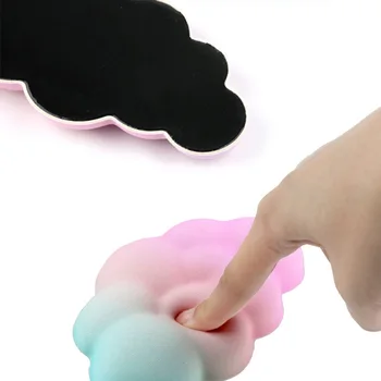 ענן בצורת משטח עכבר קצף זיכרון כף היד מגן חמוד מקלדת היד לנוח משטח להגדיר גיימר מחשב Mousepad - התמונה 2  