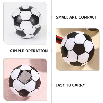 מדריך חד-חור מיני כדורגל מחדד לילדים יצירתיים מגמה לכושר משחק Sharpeners משרדי, ציוד לביה 